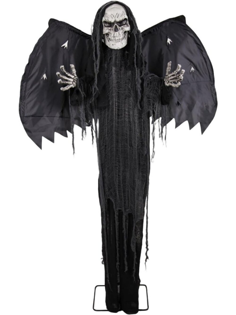 Haunted Hill Farm 6-Ft. Reaper with Wings Halloween Animatronic